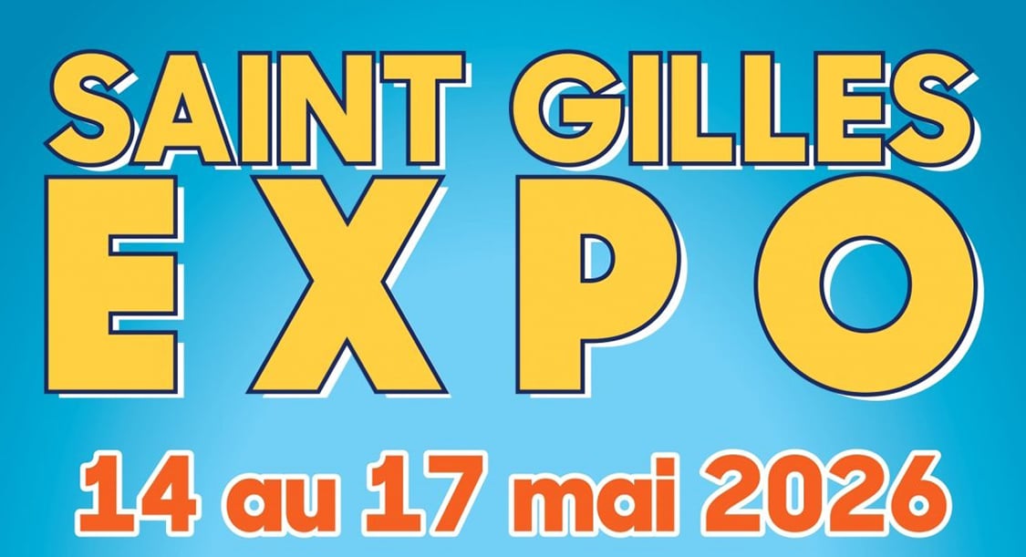 Affiche bandeau FOIRE EXPO ST GILLES 2026