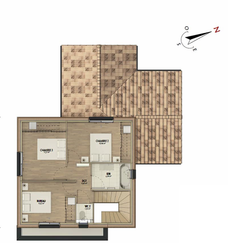 Visuel plan etage